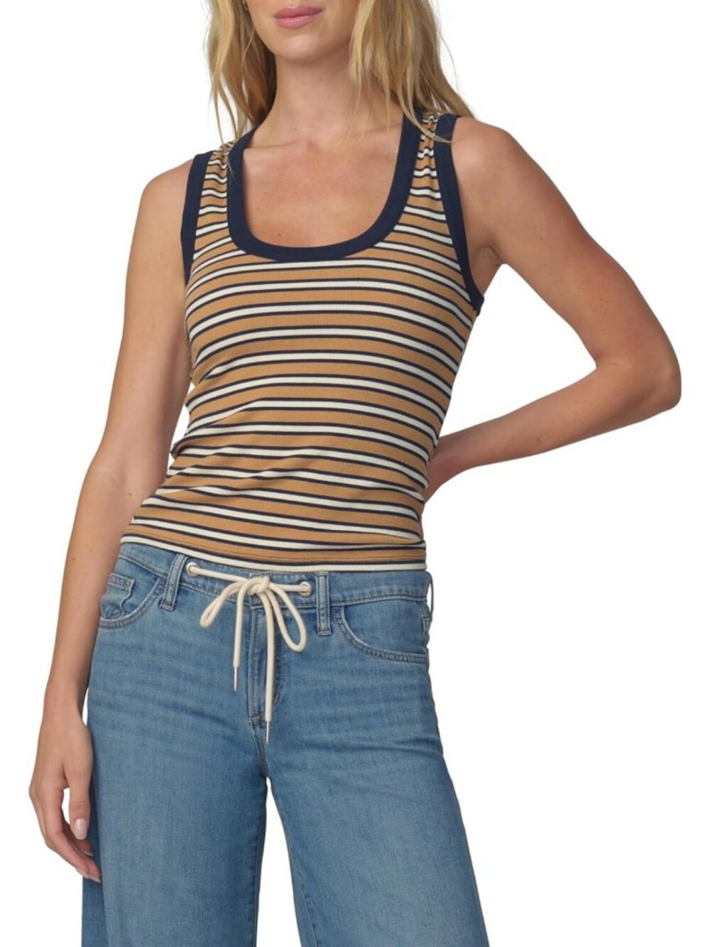 Stylish Women's U-Neck Tank Top - Soft Fabric, Casual Chic, Perfect for Layering